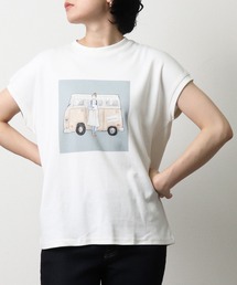 salle de bal / サルデバル  salle de bal x ハマダユウヤ　イラストプリントTシャツ