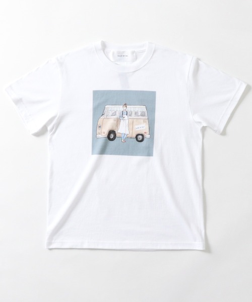 salle de bal(サルデバル)の「salle de bal / サルデバル salle de bal x ハマダユウヤ イラストプリントTシャツ(Tシャツ/カットソー・レディース・その他2/その他1・M)」の12枚目の写真