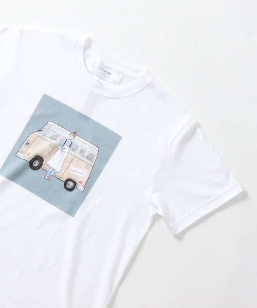 salle de bal(サルデバル)の「salle de bal / サルデバル salle de bal x ハマダユウヤ イラストプリントTシャツ(Tシャツ/カットソー・レディース・その他2/その他1・M)」の15枚目の写真