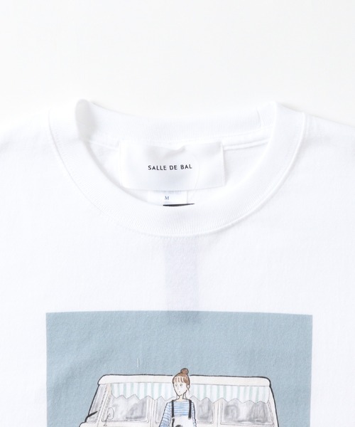 salle de bal(サルデバル)の「salle de bal / サルデバル salle de bal x ハマダユウヤ イラストプリントTシャツ(Tシャツ/カットソー・レディース・その他2/その他1・M)」の16枚目の写真