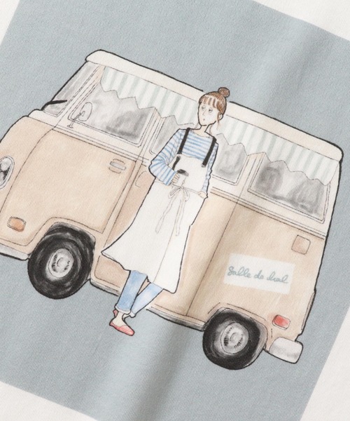 salle de bal(サルデバル)の「salle de bal / サルデバル salle de bal x ハマダユウヤ イラストプリントTシャツ(Tシャツ/カットソー・レディース・その他2/その他1・M)」の22枚目の写真
