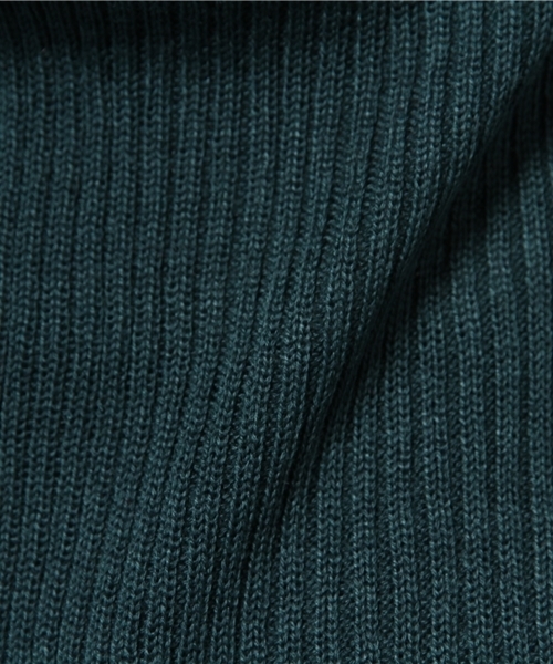 one after another NICE CLAUP（ワンアフターアナザーナイスクラップ）の「【ナイスクラップ】襟付リブニット（ニット/セーター・レディース・オフホワイト/グリーン/ボルドー/ブラック・FREE）」の6枚目の写真