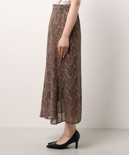 ehka sopo（エヘカソポ）の「柄アソートマーメイドスカート（スカート・レディース・ベージュ/ブラック/カーキ・ﾌﾘ-）」の4枚目の写真