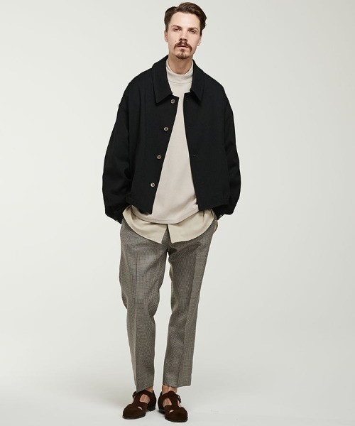 LIDNM（リドム）の「GUN CLUB CHECK SLACKS（スラックス・メンズ・ベージュ・SMALL/LARGE）」の5枚目の写真