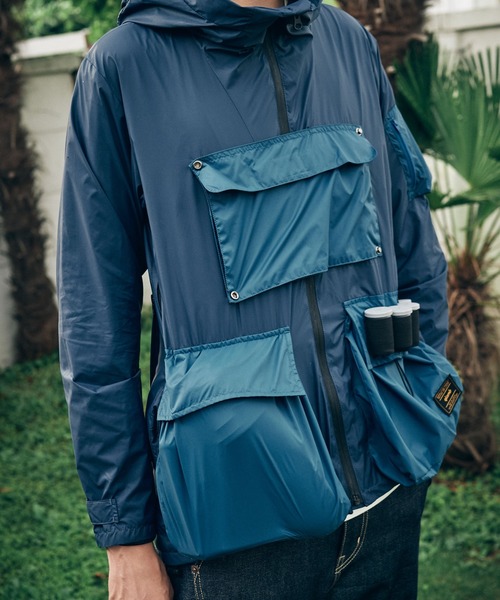 glamb（グラム）の「Gadget Mountain Parka / ガジェットマウンテンパーカー（マウンテンパーカー・メンズ・ネイビー/ブラック・M/L/S）」の7枚目の写真