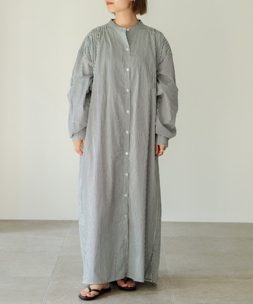 Kastane（カスタネ）の「ストライプマキシシャツワンピース（ワンピース・レディース・レッド/ブラック・FREE）」の13枚目の写真