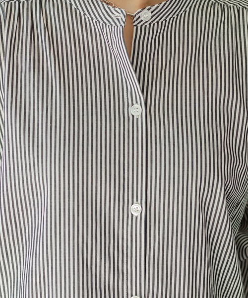 Kastane（カスタネ）の「ストライプマキシシャツワンピース（ワンピース・レディース・レッド/ブラック・FREE）」の20枚目の写真