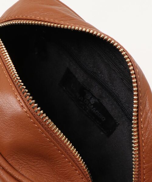 LAURA DI MAGGIO（ローラディマッジオ）の「【LAURA DI MAGGIO/ローラディマッジオ】レザー ショルダーバッグ（ショルダーバッグ・レディース・ブラック/ブラウン/ベージュ・FREE）」の4枚目の写真