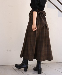 one after another NICE CLAUP | 【WEB限定色あり】バックリボンフレアスカート<セットアップブラウスあり>(スカート)