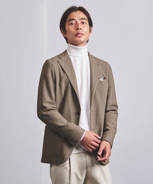 UNITED ARROWS（ユナイテッドアローズ）の「＜UNITED ARROWS＞ ドビー 2ボタン アンコンストラクション ジャケット（テーラードジャケット・メンズ・ベージュ/ネイビー・42/44/46/54/48/52/50）」の6枚目の写真