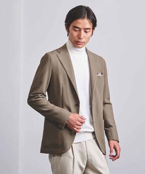 UNITED ARROWS（ユナイテッドアローズ）の「＜UNITED ARROWS＞ ドビー 2ボタン アンコンストラクション ジャケット（テーラードジャケット・メンズ・ベージュ/ネイビー・42/44/46/54/48/52/50）」の7枚目の写真