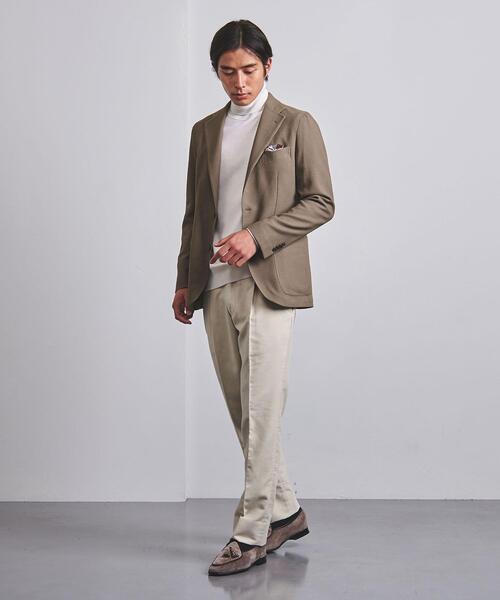 UNITED ARROWS（ユナイテッドアローズ）の「＜UNITED ARROWS＞ ドビー 2ボタン アンコンストラクション ジャケット（テーラードジャケット・メンズ・ベージュ/ネイビー・42/44/46/54/48/52/50）」の8枚目の写真