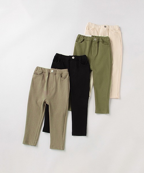 petit main(プティマイン)の「スーパーストレッチストレートパンツ「ストレッチパンツ」(その他パンツ・キッズ・カーキ/モカ/ブラック/アイボリー・100cm/110cm/90cm/80cm)」の16枚目の写真