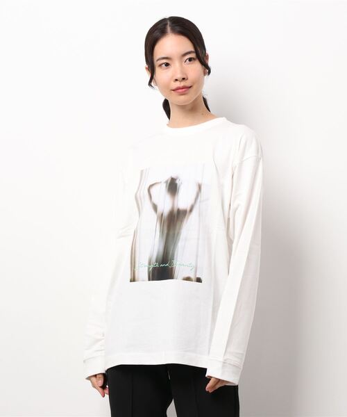 SEVENDAYS=SUNDAY（セブンデイズサンデイ）の「フォトプリントロンTEE　＊（Tシャツ/カットソー・レディース・イエロー/ブルー/グリーン・M/L）」の8枚目の写真