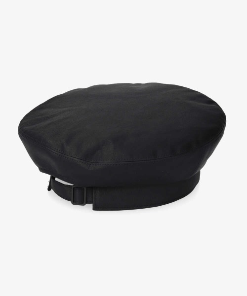 arth(アース)の「arth Lether Beret(ハンチング/ベレー帽・メンズ・ブラック・57~59cm)」の7枚目の写真