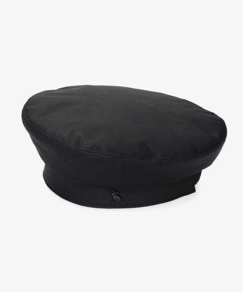 arth(アース)の「arth Lether Beret(ハンチング/ベレー帽・メンズ・ブラック・57~59cm)」の6枚目の写真