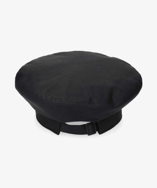 arth(アース)の「arth Lether Beret(ハンチング/ベレー帽・メンズ・ブラック・57~59cm)」の5枚目の写真