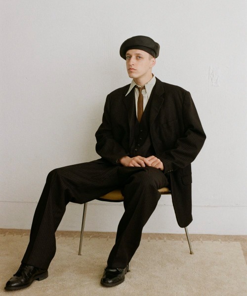 arth(アース)の「arth Lether Beret(ハンチング/ベレー帽・メンズ・ブラック・57~59cm)」の10枚目の写真