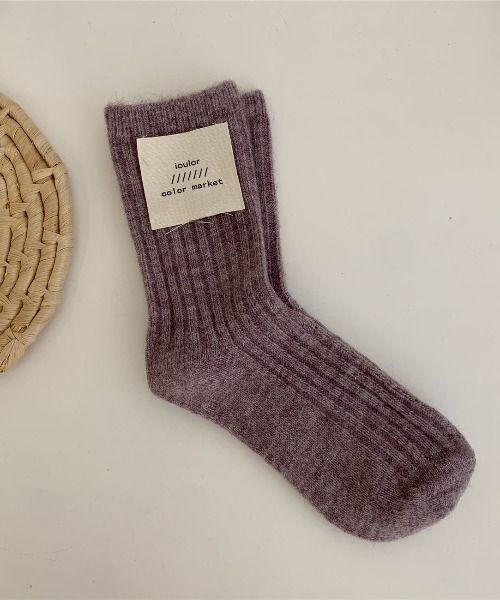 REBALANCE（リバランス）の「レディースウールソックス（ソックス/靴下・レディース・A/B/C/D/E/G/H/I/J/K/F/L・ONE SIZE）」の4枚目の写真