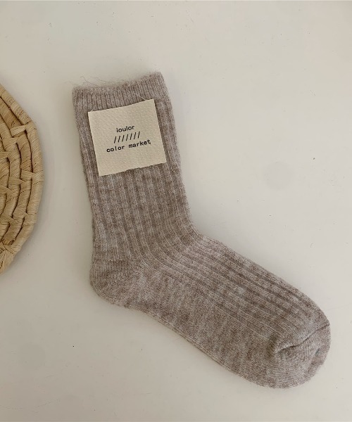 REBALANCE（リバランス）の「レディースウールソックス（ソックス/靴下・レディース・A/B/C/D/E/G/H/I/J/K/F/L・ONE SIZE）」の6枚目の写真