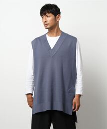 Lui's | ミラノリブVネックベスト(ニット/セーター)
