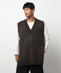 Lui's | ミラノリブVネックベスト(ニット/セーター)