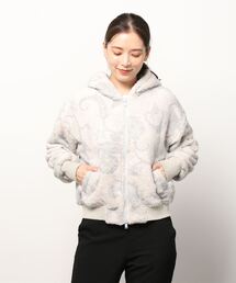 SEAGREEN(シーグリーン) PAISLEY FUR hoodie