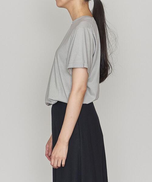 Upcycle（アップサイクル）の「＜Upcycle（アップ サイクル）＞クルーネック Tシャツ（Tシャツ/カットソー・レディース・ライトグレー/ピンク/ライム・S/XXL）」の5枚目の写真