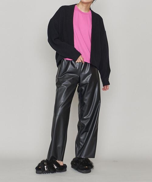 Upcycle（アップサイクル）の「＜Upcycle（アップ サイクル）＞クルーネック Tシャツ（Tシャツ/カットソー・レディース・ライトグレー/ピンク/ライム・S/XXL）」の11枚目の写真