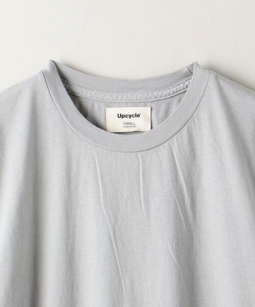 Upcycle（アップサイクル）の「＜Upcycle（アップ サイクル）＞クルーネック Tシャツ（Tシャツ/カットソー・レディース・ライトグレー/ピンク/ライム・S/XXL）」の20枚目の写真