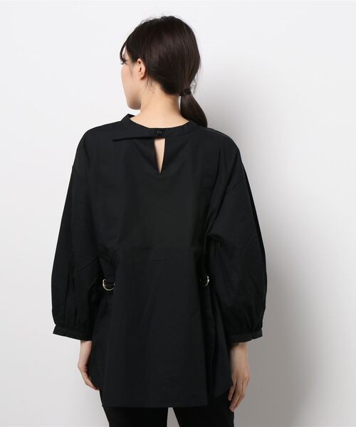 Wordtrobe(ワードトローブ)の「【wordtrobe】タイプライター ランタンスリーブ ブラウス(シャツ/ブラウス・レディース・ブラック/ベージュ/ワインレッド/オリーブ・FREE)」の7枚目の写真