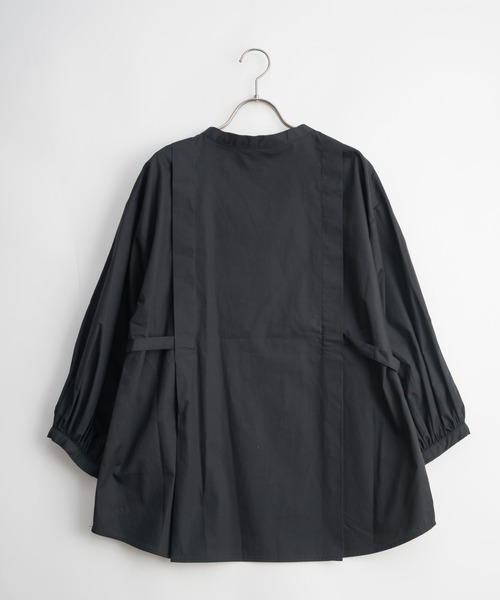 Wordtrobe(ワードトローブ)の「【wordtrobe】タイプライター ランタンスリーブ ブラウス(シャツ/ブラウス・レディース・ブラック/ベージュ/ワインレッド/オリーブ・FREE)」の10枚目の写真