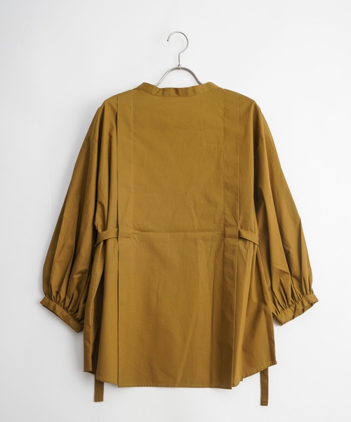 Wordtrobe(ワードトローブ)の「【wordtrobe】タイプライター ランタンスリーブ ブラウス(シャツ/ブラウス・レディース・ブラック/ベージュ/ワインレッド/オリーブ・FREE)」の5枚目の写真