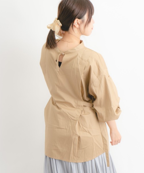 Wordtrobe(ワードトローブ)の「【wordtrobe】タイプライター ランタンスリーブ ブラウス(シャツ/ブラウス・レディース・ブラック/ベージュ/ワインレッド/オリーブ・FREE)」の14枚目の写真