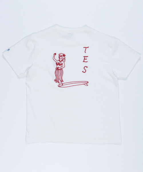 The Endless Summer(エンドレスサマー)の「TES HULA GIRL CHAIN EMB T-SHIRT / Tシャツ(Tシャツ/カットソー・メンズ・ホワイト/ブラック/ブルーグレー・SMALL/MEDIUM/LARGE/X-LARGE)」の9枚目の写真