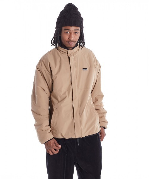 DC SHOES(ディーシーシューズ)の「21 REVERSIBLE JACKET/DCリバーシブルナイロンジャケット(ナイロンジャケット・メンズ・ベージュ/ブラック・MEDIUM/LARGE/X-LARGE)」の6枚目の写真