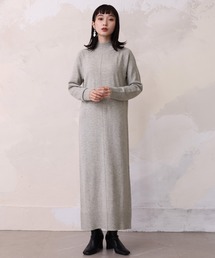 センターシームニットワンピース