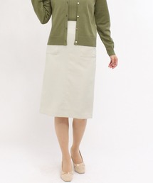 ポケ付きバックスリットタイトスカート