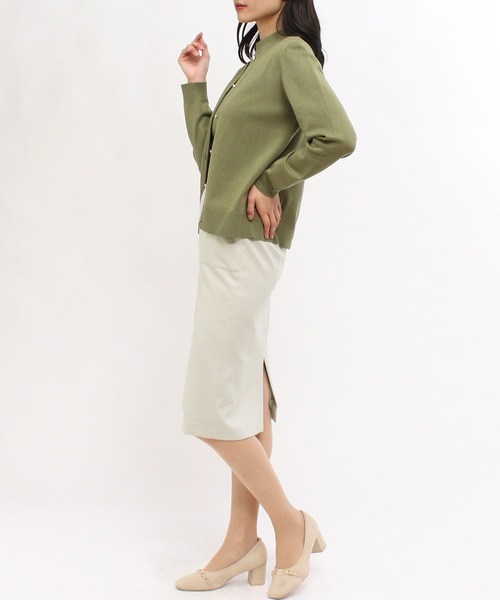 TRUDEA（トルディア）の「ポケ付きバックスリットタイトスカート（スカート・レディース・グレー/グレイッシュベージュ/ブラック・MEDIUM/LARGE/SMALL/X-SMALL）」の8枚目の写真