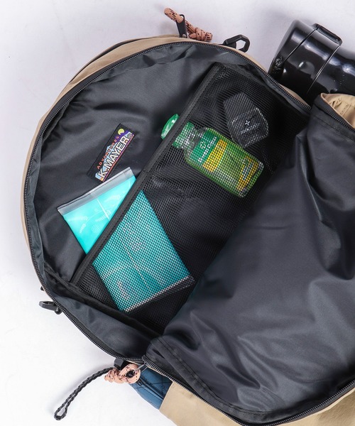 KRIFF MAYER（クリフメイヤー）の「KRIFF MAYER はっ水加工 リュックサック バックパック  男女兼用（バックパック/リュック・メンズ・ベージュ/カーキ/ブラック・FREE）」の18枚目の写真