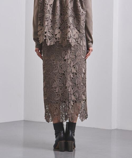 UNITED ARROWS（ユナイテッドアローズ）の「＜UNITED ARROWS＞BROCHE LACE スカート B◆（スカート・レディース・ダークグレー/ロイヤルブルー・40/38/36/34）」の6枚目の写真