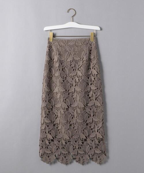 UNITED ARROWS（ユナイテッドアローズ）の「＜UNITED ARROWS＞BROCHE LACE スカート B◆（スカート・レディース・ダークグレー/ロイヤルブルー・40/38/36/34）」の8枚目の写真