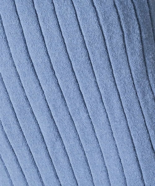 A de a.v.v（アードアー・ヴェ・ヴェ）の「ベルト付きスタンドネックリブニットワンピース（ワンピース・レディース・ブラック/ブルー/アイボリー・39）」の16枚目の写真