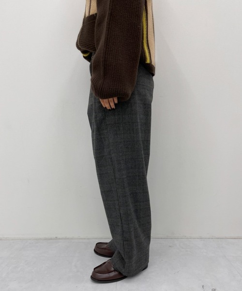 MUHET（ミュエータ）の「アソートチェックパンツ（その他パンツ・レディース・チャコールグレー/ブラウン/グリーン・SMALL/MEDIUM/X-LARGE）」の7枚目の写真