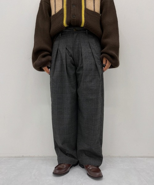 MUHET（ミュエータ）の「アソートチェックパンツ（その他パンツ・レディース・チャコールグレー/ブラウン/グリーン・SMALL/MEDIUM/X-LARGE）」の6枚目の写真