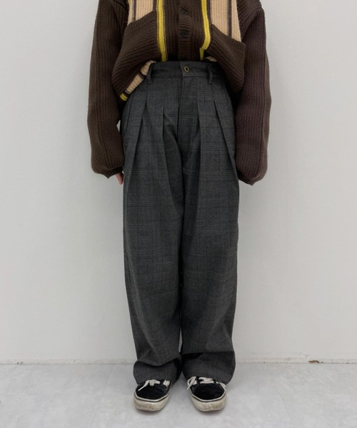 MUHET（ミュエータ）の「アソートチェックパンツ（その他パンツ・レディース・チャコールグレー/ブラウン/グリーン・SMALL/MEDIUM/X-LARGE）」の4枚目の写真