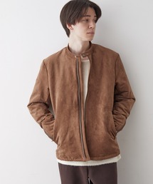 JUNRED | フェイクレザー中わたブルゾン(その他アウター)