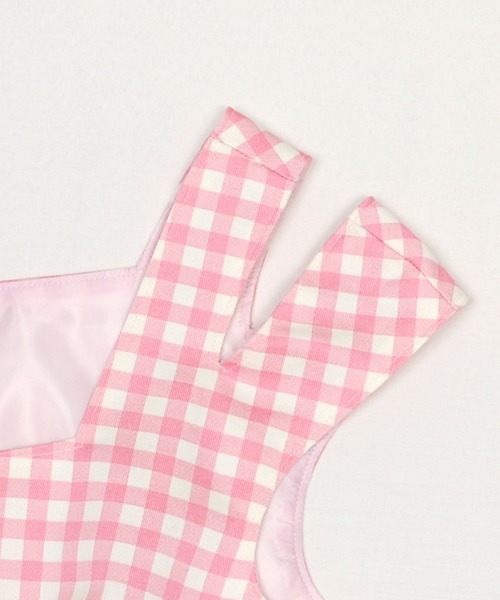 MILK モン・シェリ ワンピ ピンクギンガム MILK（ミルク）の「モン・シェリ ワンピース（ワンピース）」 - WEAR