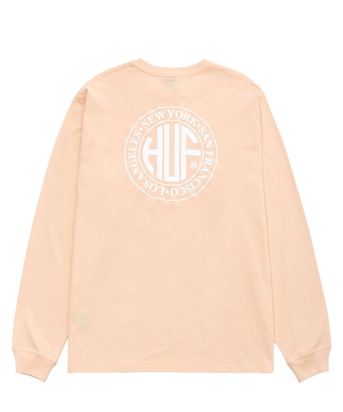 HUF（ハフ）の「REGIONAL LS TEE / HUF ロングスリーブTシャツ（Tシャツ/カットソー・メンズ・ホワイト/ブラック/ライトグリーン/ホワイト系その他/オレンジ系その他・SMALL/MEDIUM/LARGE/X-LARGE/XX-LARGE）」の5枚目の写真