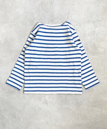 BIG FIELD | ボーダーボートネックロンT（80～150cm）(Tシャツ/カットソー)